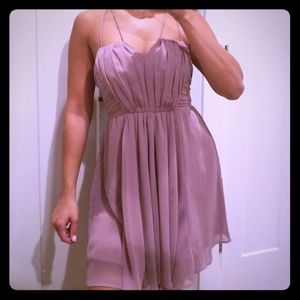 Crisscross sweetheart strappy dress
